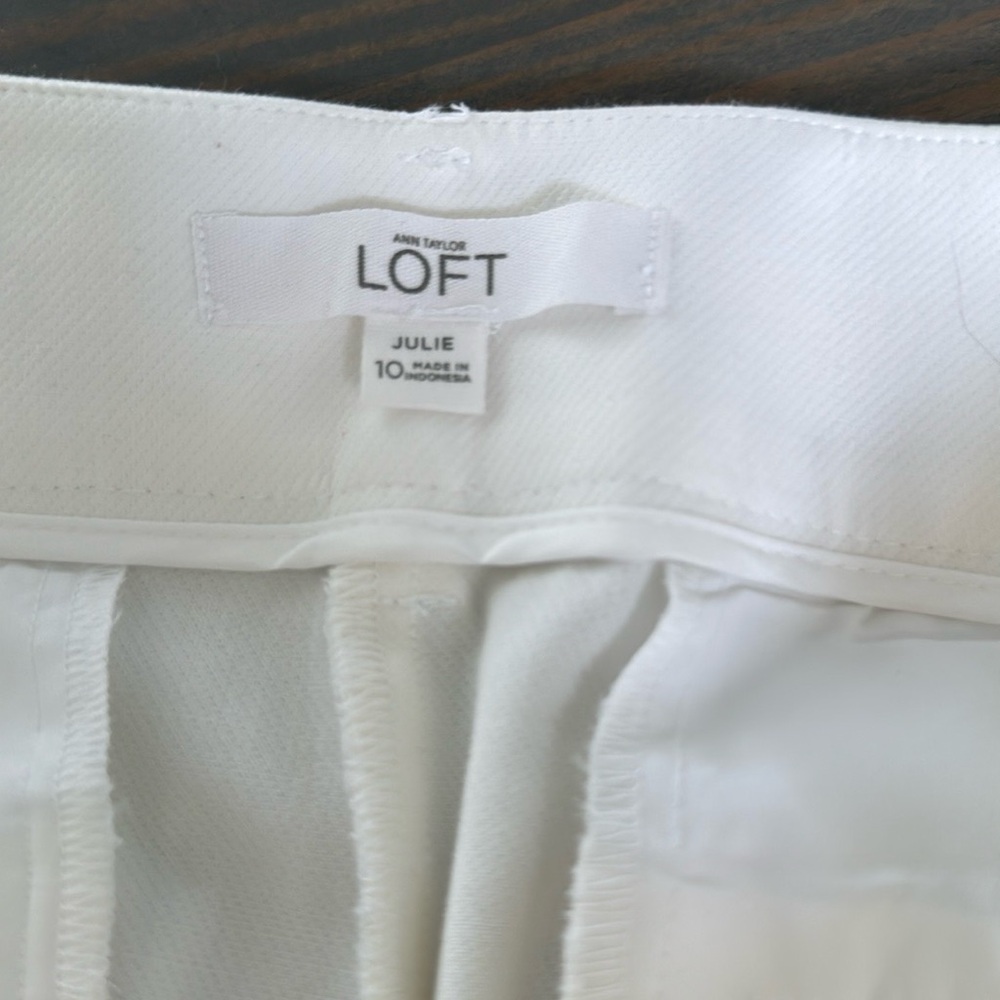 LOFT Women's White Pants